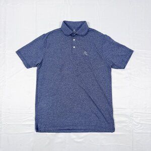 Rhoback Herringbone Polo - Navy Blue - Used